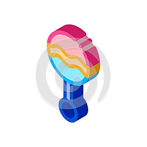 Baby Beanbag Toy isometric icon vector illustration