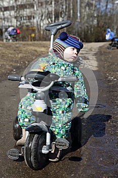 Baby on bike