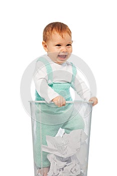 Baby in the bin