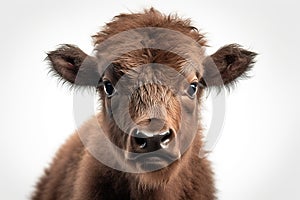 Baby Bison\'s straight face