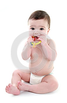 Baby biting teething ring