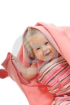 Baby blanket isolated