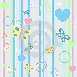 Baby blue seamless background vector