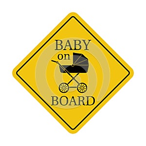 Baby on board, sticker