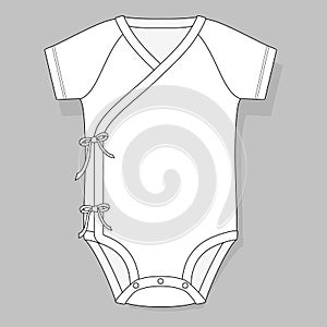 Baby bodysuit crossover