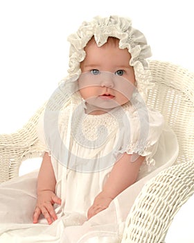 Baby in Bonnet photo