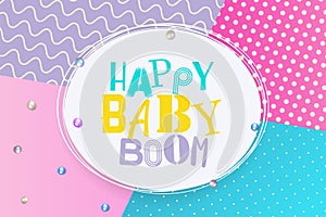 Baby boom happy birthday memphis style
