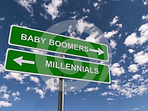 Baby Boomera and Millennials