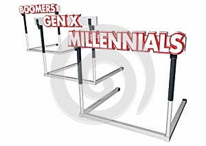 Baby Boomers Generation X Millennials Age Groups Hurdles