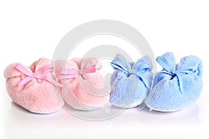 Baby booties photo