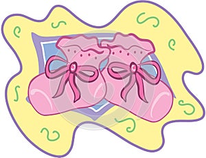 Baby Booties illustration