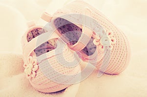 Baby booties shoes for newborn girl