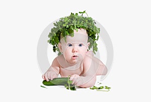 Baby born from cabbage