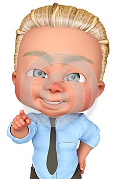 Baby boss come on give a hug