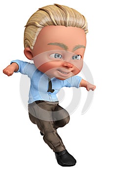 Baby boss come on give a hug