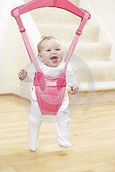 Baby In Bouncer photo