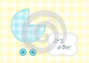 Baby boy arrival announcement