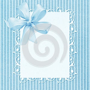 Baby boy arrival card