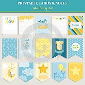 Baby Boy Card Set - for your celebration