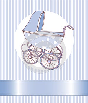 Baby Boy Carriage