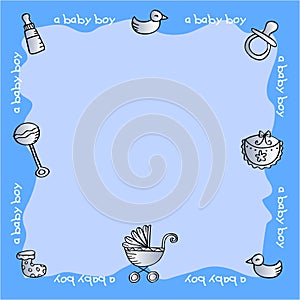 Baby boy elements photo