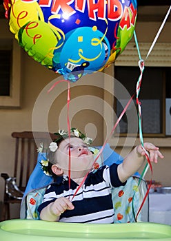 Baby Boy first birthday bouquet