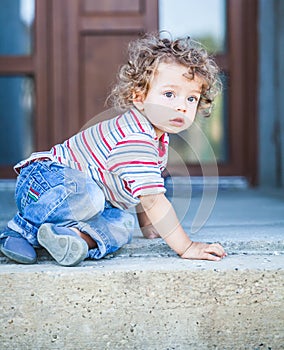 Baby boy portrait