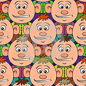 Baby Boy Seamless Pattern