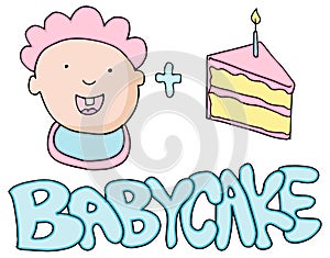 Baby Cake Valetines Message