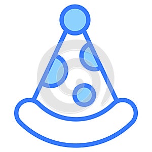 baby cap blue outline icon, Merry Christmas and Happy New Year icons for web and mobile design