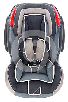 Baby car safety seat top view