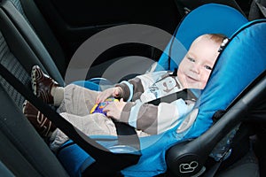 Baby in car seat