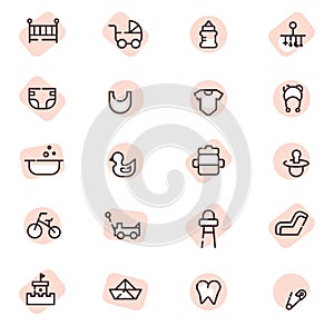 Baby care, icon