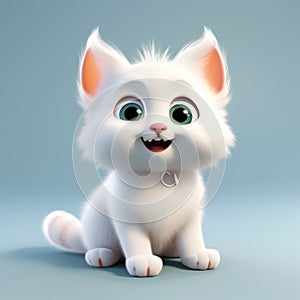 Baby Cat 3d Cartoon: Free Vector Download For Art Lovers