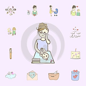 Baby change cloth icon. mother icons universal set for web and mobile