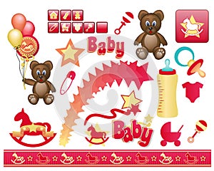 Baby clip arts