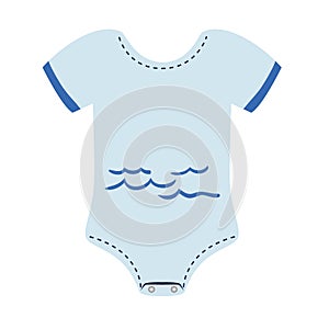 Baby cloth design. Pijama icon. vector graphic photo