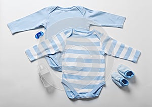 Baby clothes and necessities photo