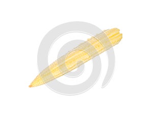 Baby corn isolated on white