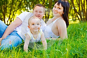 Baby crawling