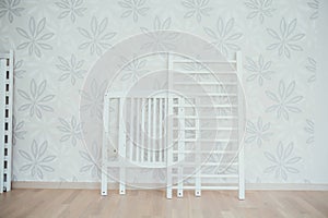 Baby crib.dismantled bed