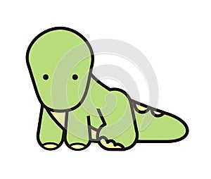 Baby cute reptile