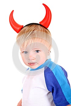 Baby with Devil Horns