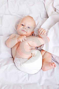 Baby in diaper