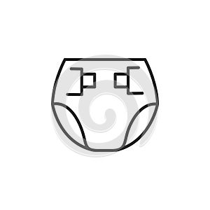 Baby Diaper Icon