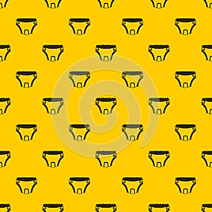 Baby diaper pattern vector