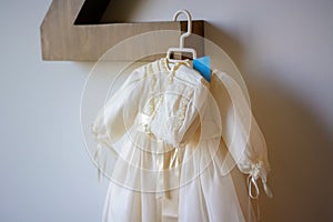 Baby dress with bonnet for baptism in Mexico