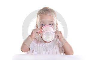 Baby drink milk