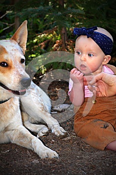 Baby Eating Dirt