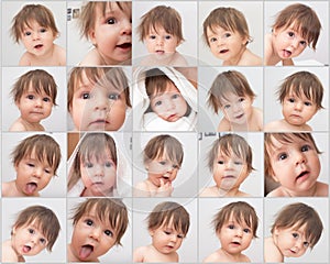 Baby - emotion face